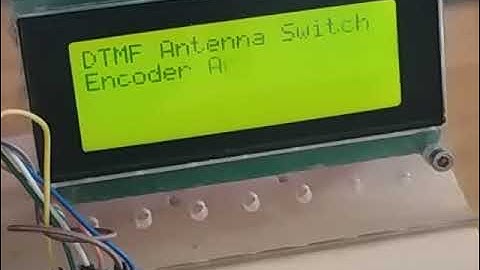 DTMF Antenna Switch Encoder Arduino Nano Decoder DTMF MT8870