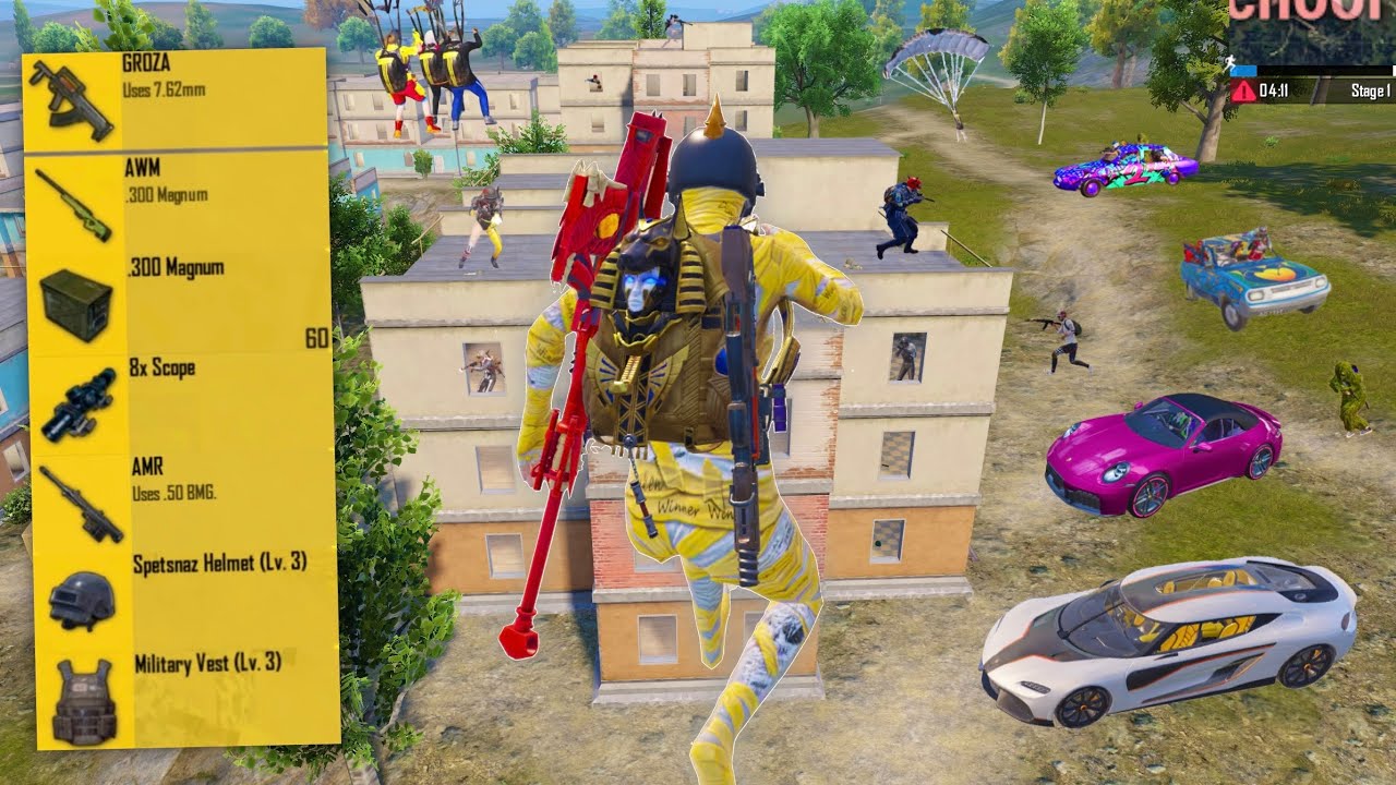 Omg!!😍 NEW BEST LOOT GAMEPLAY with MUMMY OUTFIT🔥 PUBG Mobile - BGMI