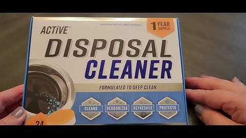 ACTIVE Garbage Disposal Cleaner Deodorizer Tablets Review & DEMO