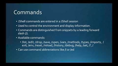 JShell  An Interactive Demo