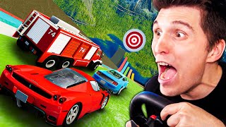 Welches Auto trifft die Zielscheibe? | BeamNG