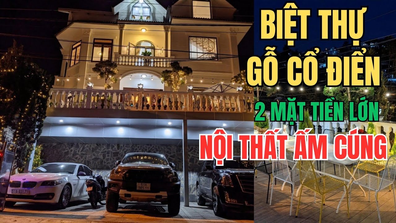BIỆT THỰ GỖ CỔ ĐIỂN GÓC 2 MẶT TIỀN PHƯỜNG 3 ĐÀ LẠT