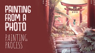 PAITNING FROM A PHOTO | TUTORIAL