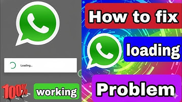 How to fix Whatsapp loading problem | Whatsapp loading account center problem | Whatsapp not open