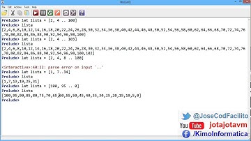 Tutoriales Haskell - 10 Rangos @JoseCodFacilito