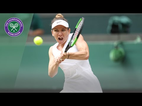 Simona Halep vs Shuai Zhang Wimbledon 2019 quarter-finals highlights