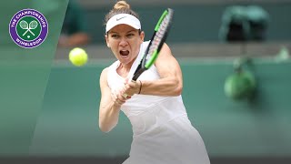 Simona Halep vs Shuai Zhang Wimbledon 2019 quarter-finals highlights