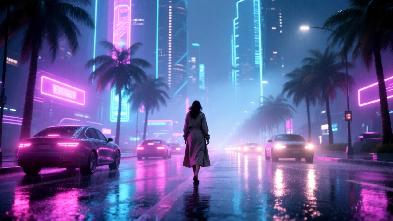 Aurora Nights + Electric Heartbeat // Cinematic Retrowave Compilation | Synthwave Drive