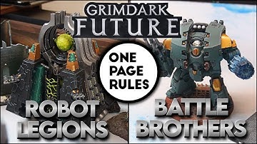 Battle Brothers v. Robot Legions, Grimdark Future, 2000 pts.