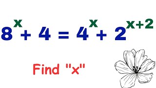 A nice exponential problem | find the value of x | trick to solve | you should know this trick!