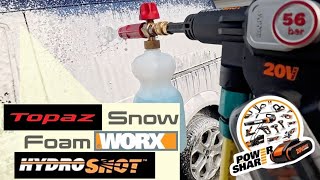 Topaz Snow Foam with Worx Hydroshot 56bar Part 4