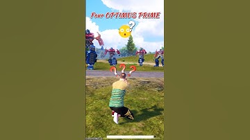 How to Call Four Optimus Prime 😧 #pubg #mrxrawan