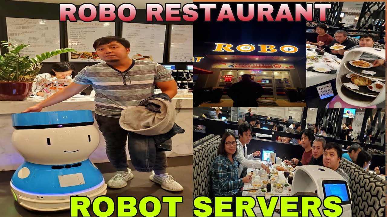 THE FIRST ROBO SUSHI RESTAURANT IN CANADA WITH ROBOT SERVERS.shoub tv