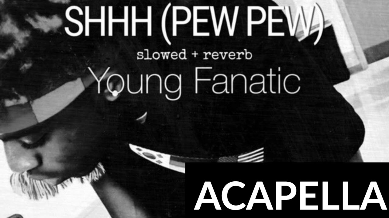 shhh pew pew [slowed + reverb] - young fanatic (146 BPM acapella)