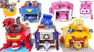 Super Wings! Transform launcher Lego block create play