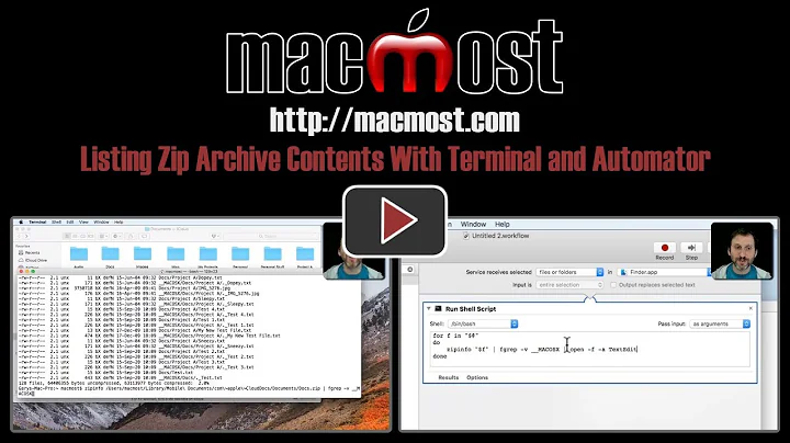 Listing Zip Archive Contents With Terminal and Automator (#1608)