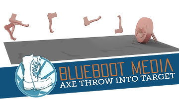 3D Animation, Axe Throw Test, Maya 2018