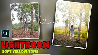 " How to Create Cinematic Soft Yellow Tone in Lightroom Lightroom 🔥 !! screenshot 4