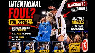DiJonai Carrington EJECTED After Flagrant 2 Foul on Sophie Cunningham