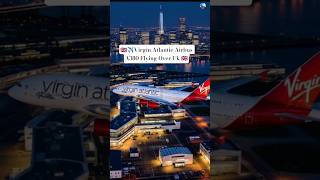 Virgin Atlantic Airbus A380 majestic Flight Over United Kingdom #aviation #shorts #a380