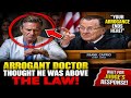 “Doctor Mocked a $10 Fine — Judge Caprio’s Courtroom Retaliation Will Shock You!”