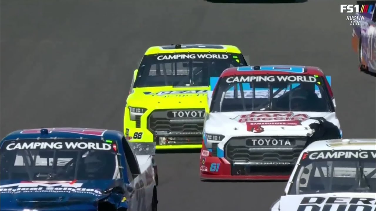 MATT CRAFTON GETS REVENGE ON PURDY AT COTA! | NASCAR TRUCK SERIES