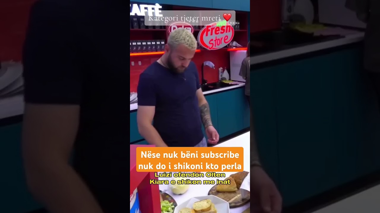 Luiz ejlli i kthehet shume ashper Oltes #bigbrothervipalbania #bigbrother #luizejlli