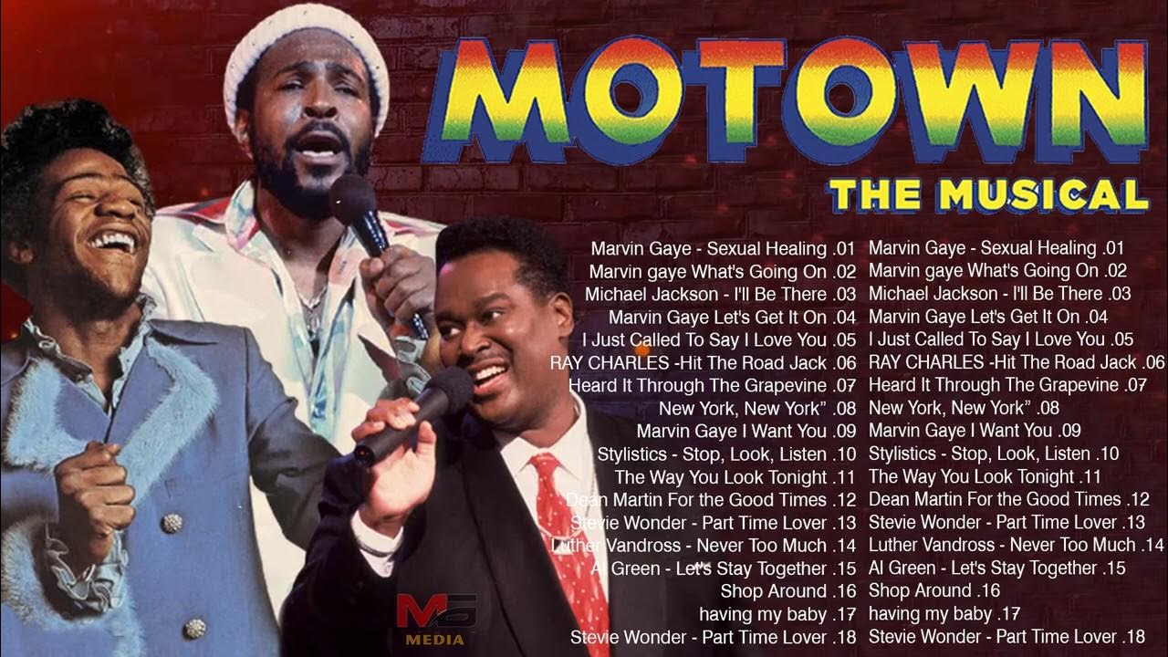 Best Motown Songs 70s 80s -- The Four Tops, Marvin Gaye, Jackson 5, Al ...