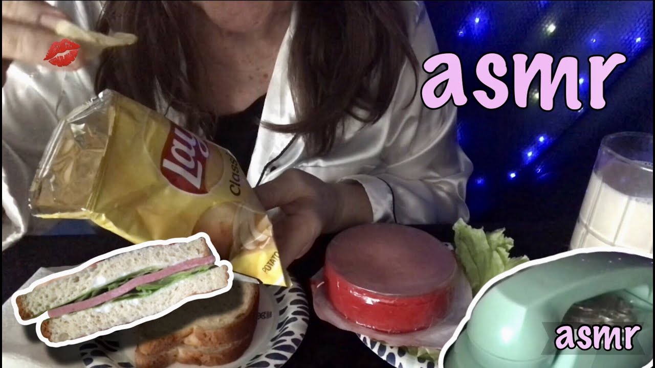 Angela Bright 3 Hr Quietly Making Bologna Sandwich, Eating on the Phone with Loretta ASMR relaxation