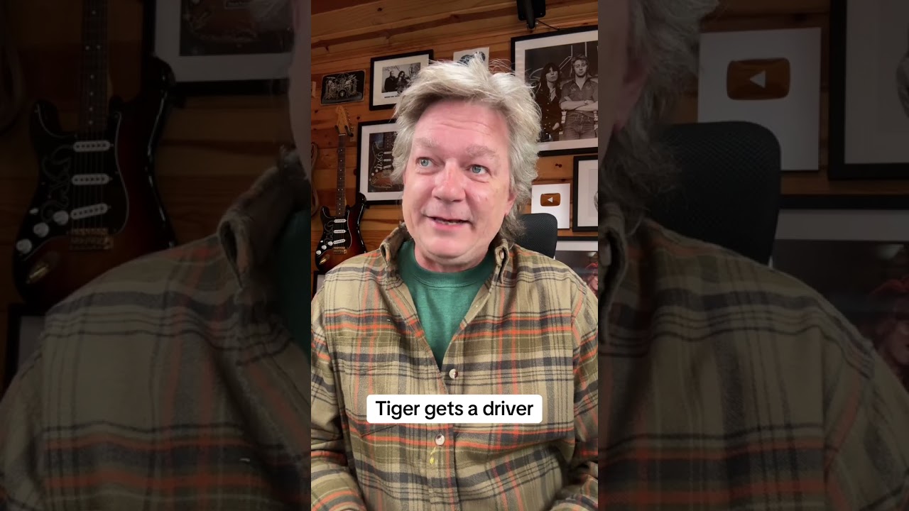 Tiger gets a driver