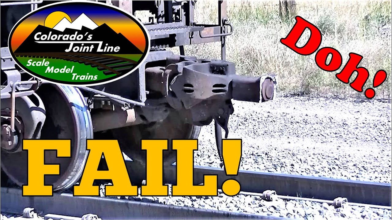BNSF Coal Train Breaks a Coupler on the Joint Line - YouTube
