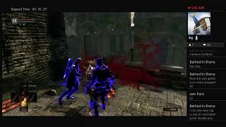 Gravelordin glitchn w/ Brena (for a few seconds, he had to go lol)