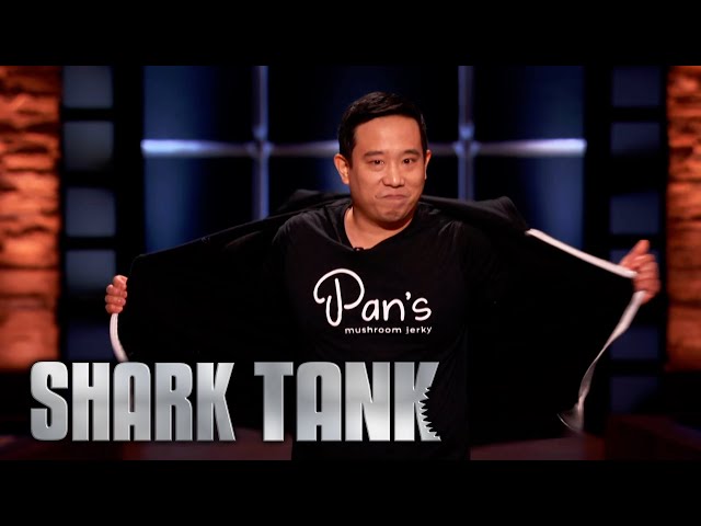 Shark Tank US | Sharks Fight To Get A Deal With Pan's Mushroom Jerky class=