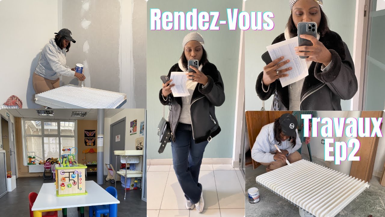 Vlog // Travaux 🚧 , Rendez-vous 📅 Vie de maman 