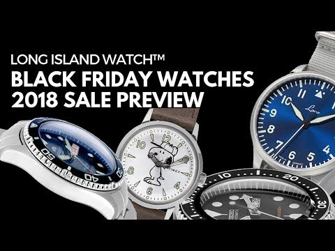 Black Friday Watches Sale Preview from Long Island Watch - 2018 Online Deals!
