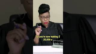 Judge EXPOSES Woman With Master’s Degree Working Minimum Wag#familycourt #childsupport #judgevondab