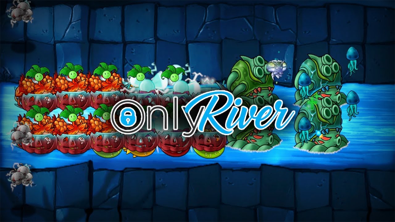 PvZF 3.1.1 - River Purgatory Cursed w/ H.P Lovecraft-shroom & Buck-strike Squadron