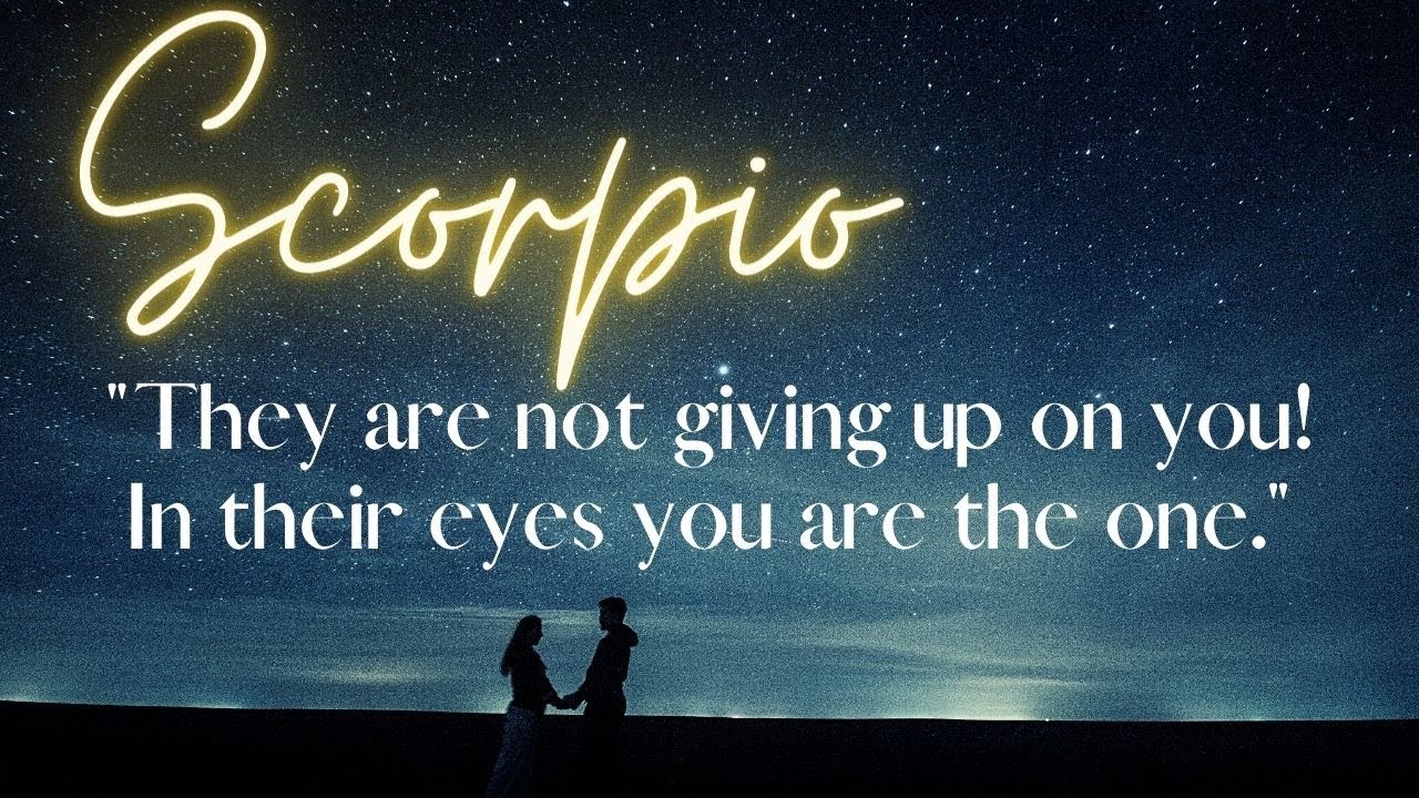 Scorpio they are not giving up on you! In their eyes you are the one!💖Tarot Reading