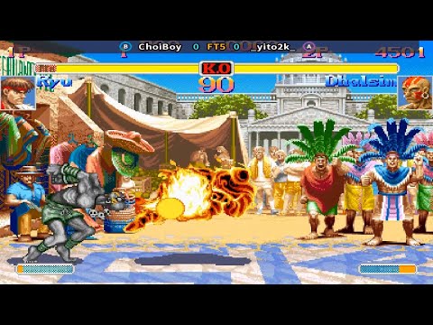 Fightcade 👊 Super Street Fighter 2 Turbo 👊🏾 ChoiBoy 🇺🇸 Vs Yito2k 🇲🇽 FT5 👊