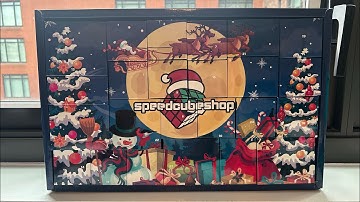 Day 1 of opening the SpeedCubeShop advent calendar every day until day 24