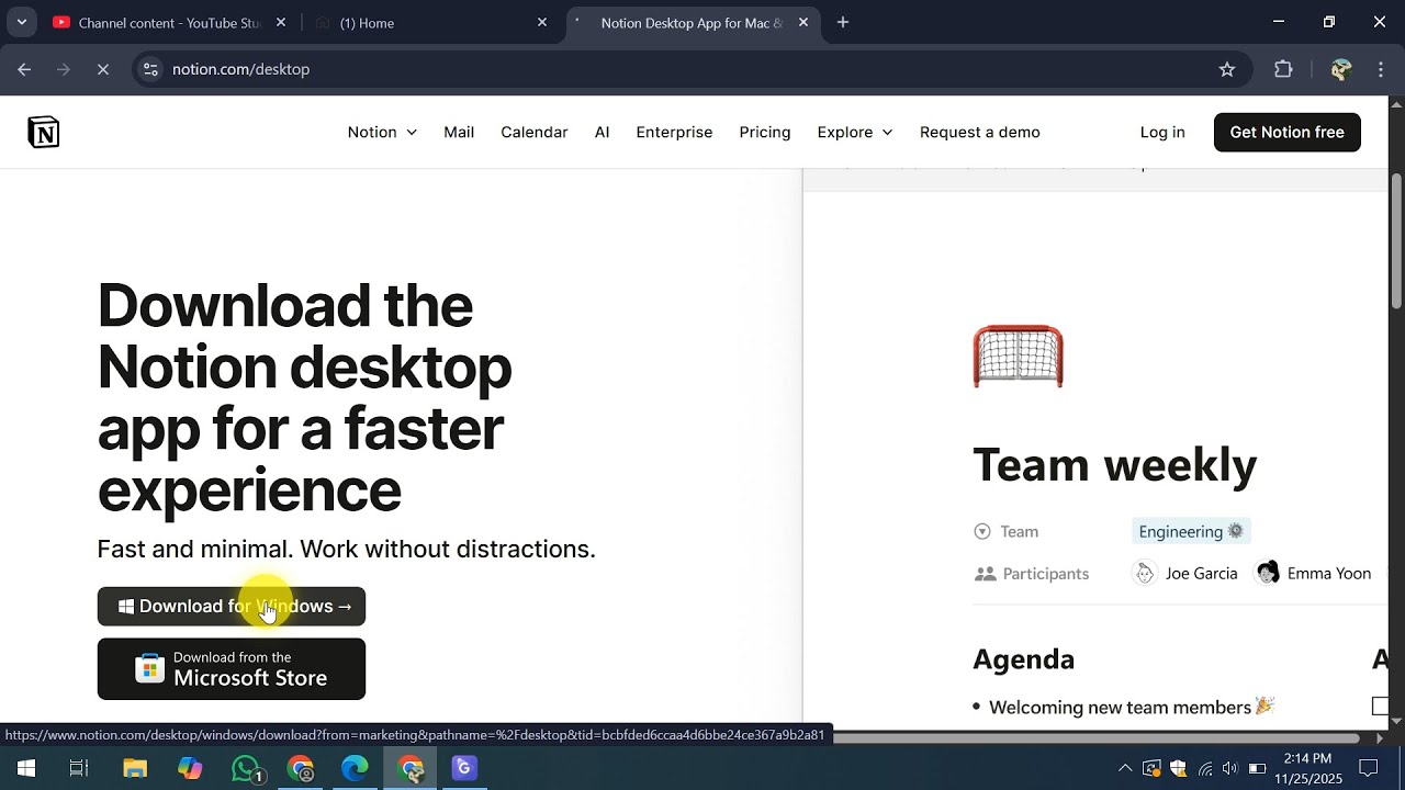 Notion Task Desktop How To Put Notion Calendar On Desktop - YouTube