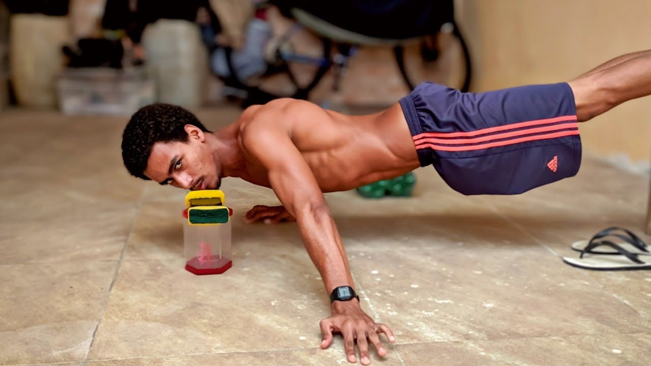 ASMR VOCÊ PODE TER UM SHAPE TREINANDO EM CASA (mouth sounds extreme 👅💦)