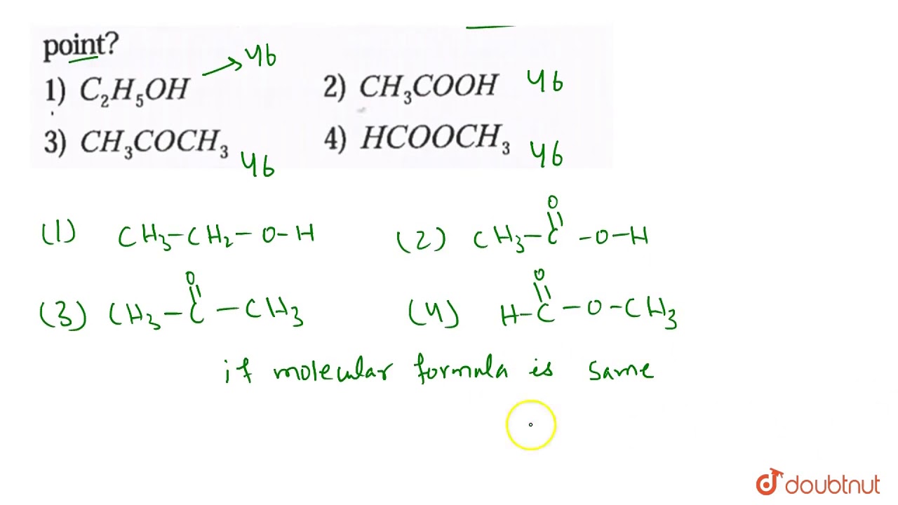 Which Of The Following Has Highest Boiling Point ? - Youtube Which Of The Following Has Highest Boiling Point ? - Youtube