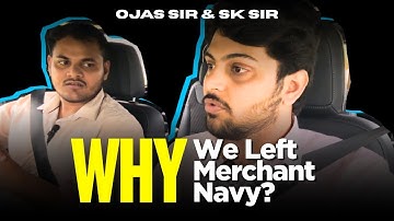 Reason Behind Ojas Sir And SK Sir Leaving Merchant Navy? Budding Mariners Academy