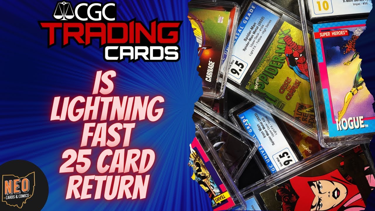 CGC Marvel Card Submission reveal, 25 card bulk tons of SpiderMan metal. YouTube