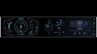 Car Dashboard ui concept