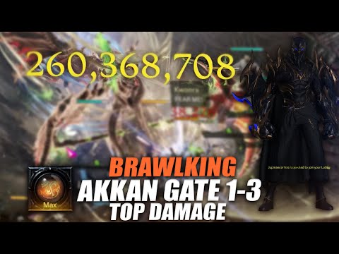 1588 Brawlking BREAKER Akkan Gate 1-3 Top Damage | Lost Ark: PvE 로스트아크