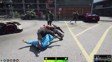 Tommy T Ramming Marie Ortiz?! & Everyone Free For All At The Mandem Block | GTA RP NoPixel 3.0