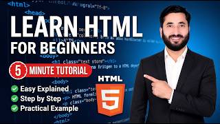 Learn HTML in 5 Minutes 🚀 | Complete Beginner’s Guide