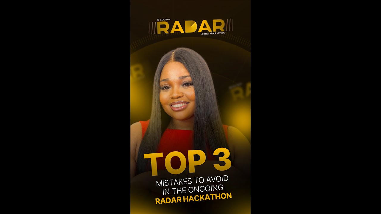 Top 3 Mistakes to Avoid in the Ongoing colosseum Radar Hackathon
